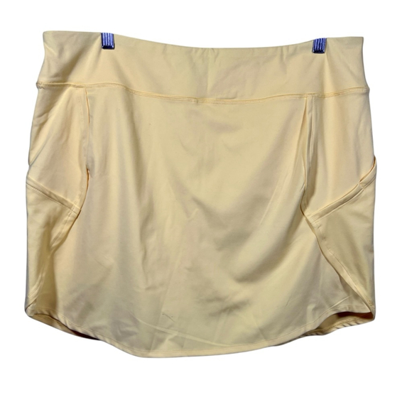 Cynthia Rowley Yellow Skort Size XL New With Tags - Picture 2 of 5
